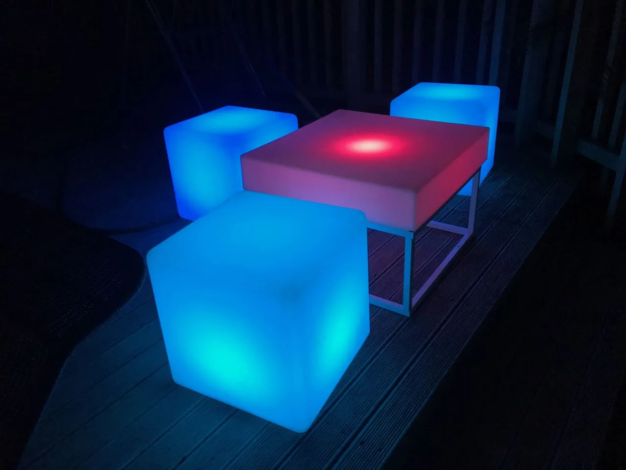 LED Glow Cube Dia: 43cm
