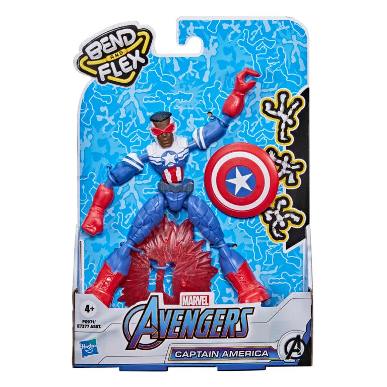 Marvel Avengers Bend And Flex Figure Captain America (Sam Wilson)