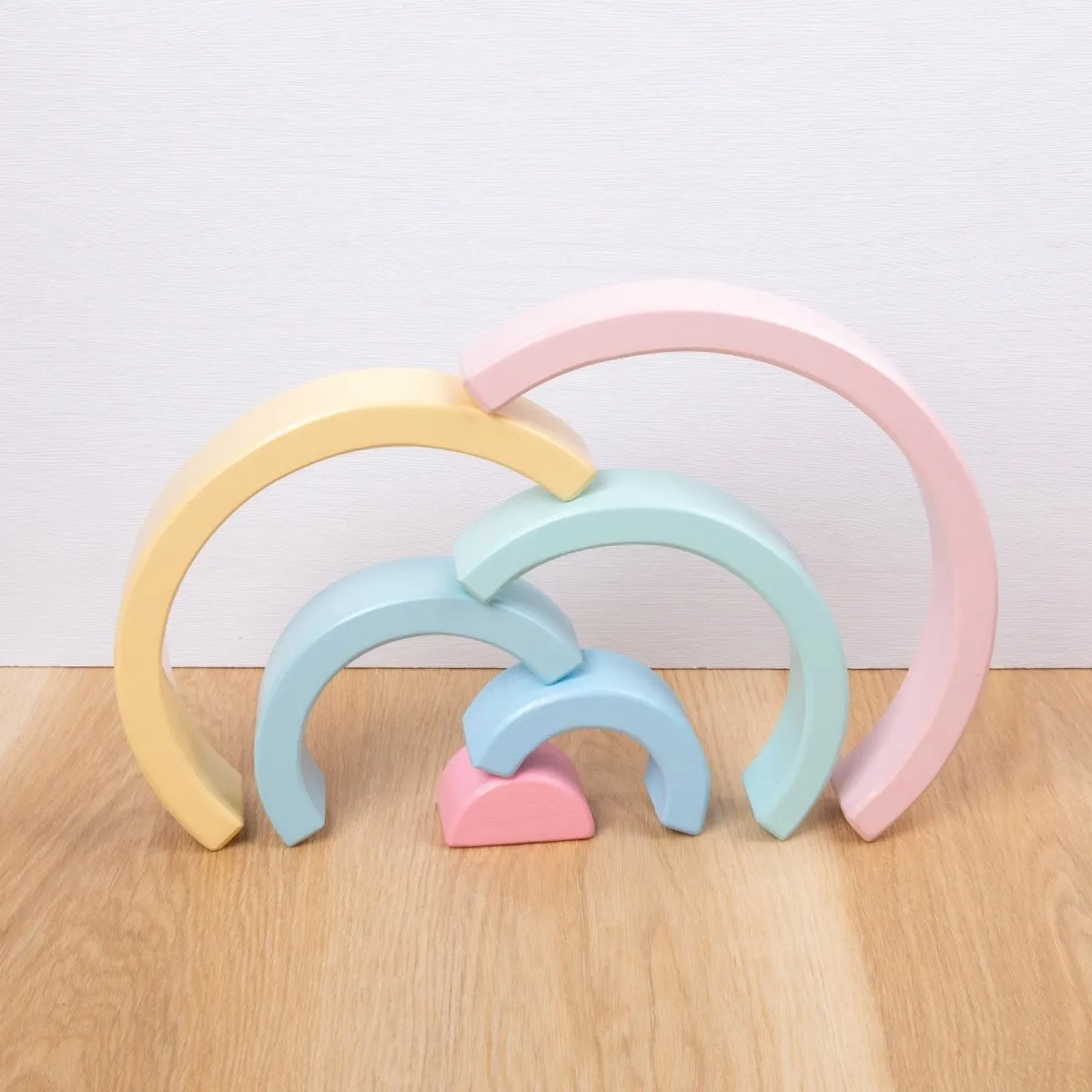 Pastel Rainbow Stacking Blocks